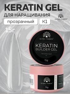 KERATIN BUILDER гель прозрачный 15 гр - NOGTISHOP