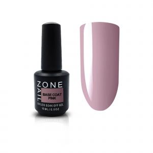 One Nail Base Pink Coat Камуфлирующая база, 15 мл.   - NOGTISHOP