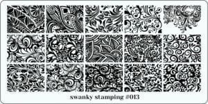 Пластина Swanky Stamping № 13