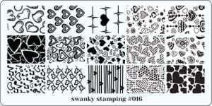Пластина Swanky Stamping № 16