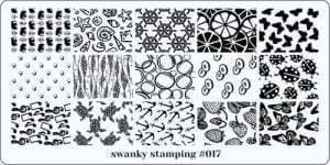Пластина Swanky Stamping № 17