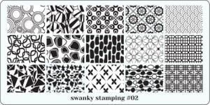 Пластина Swanky Stamping № 02