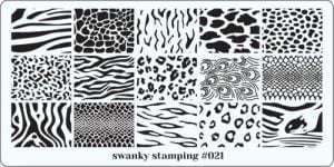 Пластина Swanky Stamping № 21