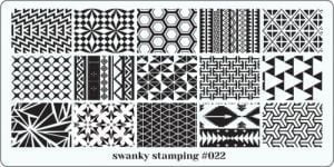 Пластина Swanky Stamping № 22