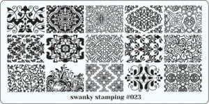 Пластина Swanky Stamping № 23