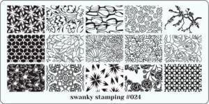 Пластина Swanky Stamping № 24