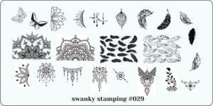 Пластина Swanky Stamping № 29