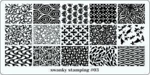 Пластина Swanky Stamping № 03