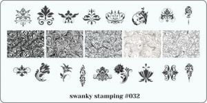 Пластина Swanky Stamping № 32