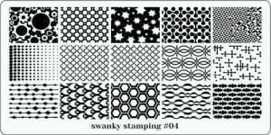 Пластина Swanky Stamping № 04