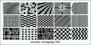Пластина Swanky Stamping № 05