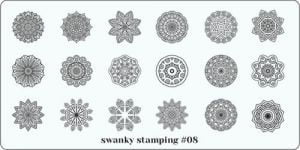 Пластина Swanky Stamping № 08
