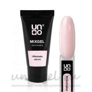 UNO MIXGEL Milkshake 30 гр Полиакриловый гель нежно-розовый камуфлирующий - NOGTISHOP
