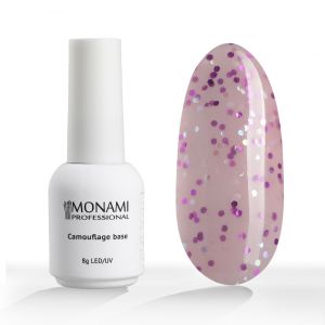 Camouflage base Pretty Pink цветная база, 8 мл MONAMI - NOGTISHOP