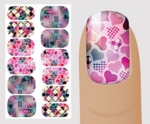 Слайдер для дизайна ногтей, "Романтичные" №R111 ,  NOGTIKA - NOGTISHOP