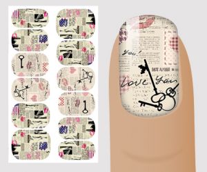 Слайдер для дизайна ногтей, "Романтичные" №R114 ,  NOGTIKA - NOGTISHOP