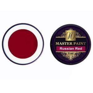 Гелевая краска Master Paint Russian Red, 5 мл - NOGTISHOP