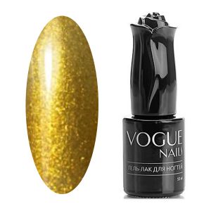 Гель-лак VOGUE NAILS с блёстками №756 Золотая рыбка, 10 мл - NOGTISHOP