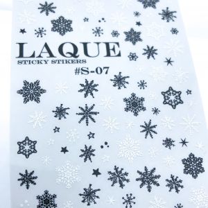 Слайдер дизайн Laque #S-07 Black/Wite  - NOGTISHOP