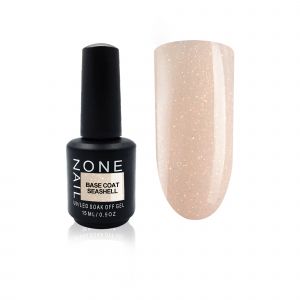 One Nail Base Seashell Coat Камуфлирующая база, 15 мл.   - NOGTISHOP