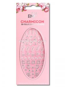 Charmicon 3D Silicone Stickers «Украшение серебро» №5  E.Mi - NOGTISHOP