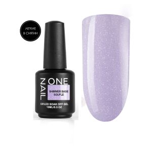 Base Shimmer Soufle 15 мл, база камуфлирующая One Nail ( легкая в снятии)  - NOGTISHOP