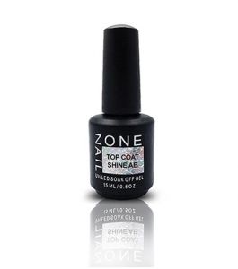 OneNail Top Coat Shine Топ без липкого слоя с блестками, 15 мл.  - NOGTISHOP