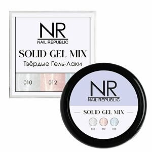 NR Твердые гель-лаки SOLID GEL MIX, Pallete 19 (pearl print 10,12,15) - NOGTISHOP