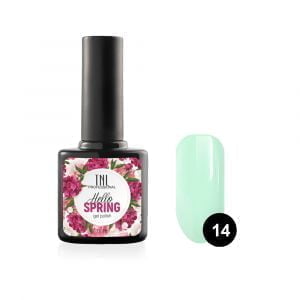Гель-лак TNL Hello Spring №14 - светло-зеленый (10 мл.)