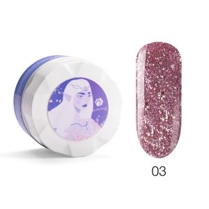 Жидкая фольга светоотражающая ADRICOCO ELF №03 Лиловый, 6 мл. - NOGTISHOP