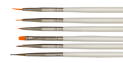 Набор кистей из 6 шт, TNL - NOGTISHOP