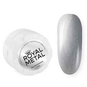 Металлическая гель-краска для дизайна ногтей с зеркальным эффектом TNL Royal metal, 5 мл. - NOGTISHOP