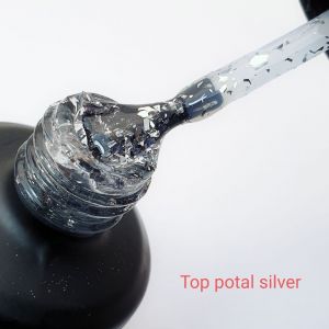 Топ VENZEL Potal Silver, 15 мл - NOGTISHOP