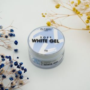 Soft Jelly White 15 гр. Белый желеобразный гель FLY MARY - NOGTISHOP