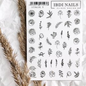 STIKER IBDI NAILS 05 - NOGTISHOP