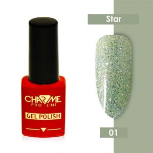 Гель-лак CHARME- Star 01, 10 мл. - NOGTISHOP