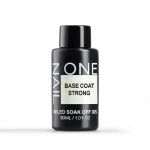 Base Coat STRONG (бутылка) 30 мл, база жесткая One Nail