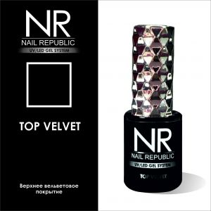 Топ Velvet Nail Republic без липкого слоя, 10 мл - NOGTISHOP