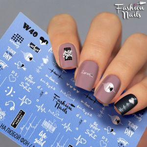 Слайдер дизайн White W40 FashionNails