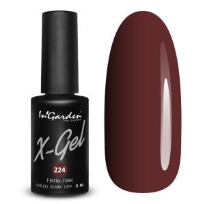 Гель-лак X-Gel №224, 8 мл - NOGTISHOP