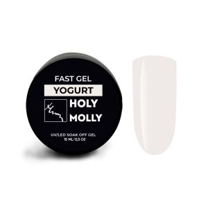 Fast gel Holy Molly YOGURT 15 мл - NOGTISHOP