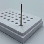 Бор алмазный (фреза конус закругленный, грубая, зеленая) ВладМиВа