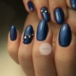 Гель-лак VOGUE NAILS Перламутр №736 Жемчужный синий, 10 мл