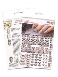 Naildress Slider Design Серый зигзаг - NOGTISHOP